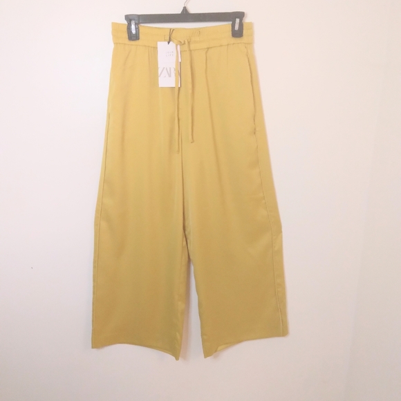 Zara Pants & Jumpsuits Zara Yellow Pants Sizes M Poshmark